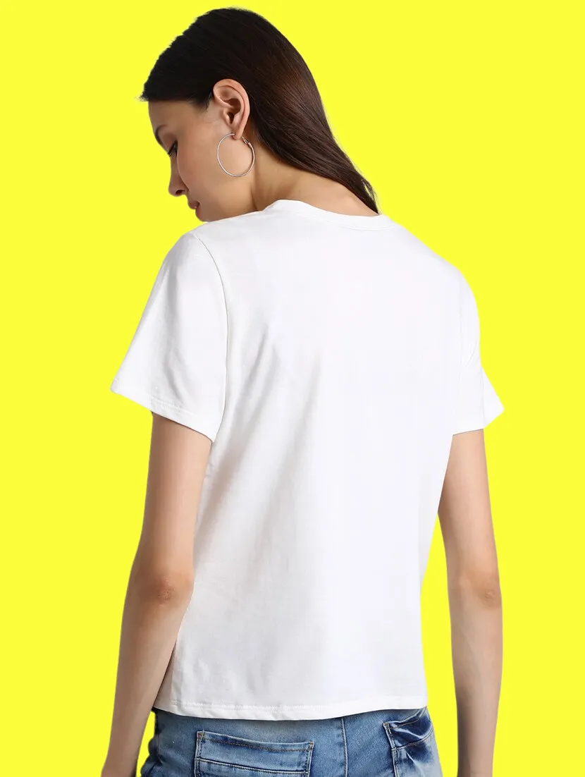 White Power puff Girls  Printed T shirt