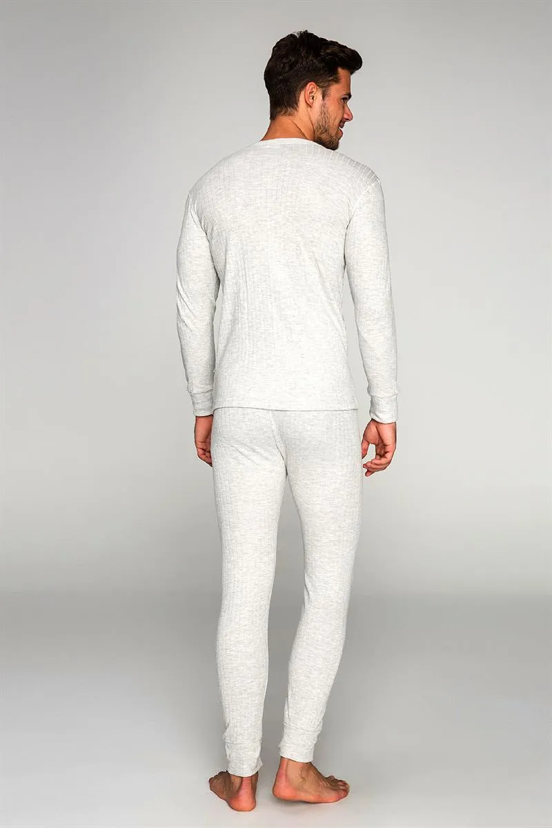 Wholesale Thermal Underwear Unisex Sets for Men & Women Soft Fleece Style - White