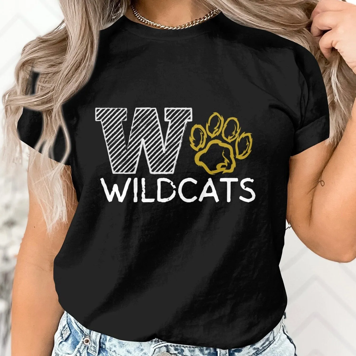 Wildcats Shirt, Wildcats Unisex TShirt, Wildcats Shirts For Mom, Wildcats Shirts For Her, Sports Graphic Sweatshirt Tee