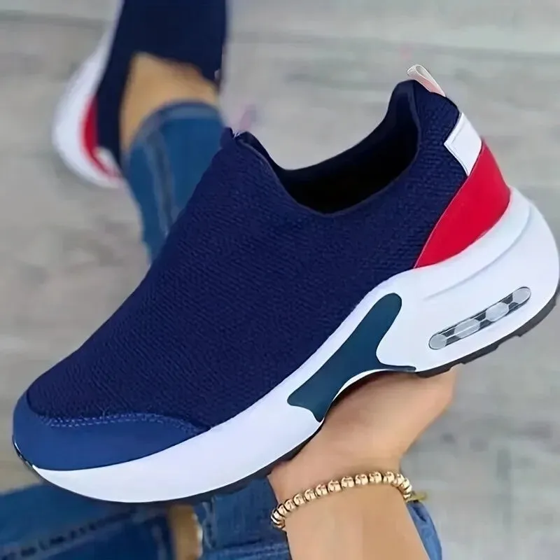 Women Casual Solid Color Breathable Shoes
