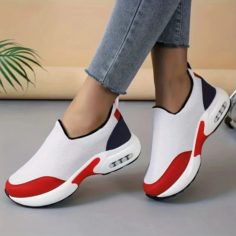 Women Casual Solid Color Breathable Shoes