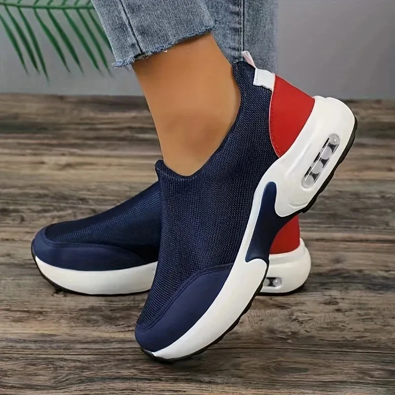 Women Casual Solid Color Breathable Shoes