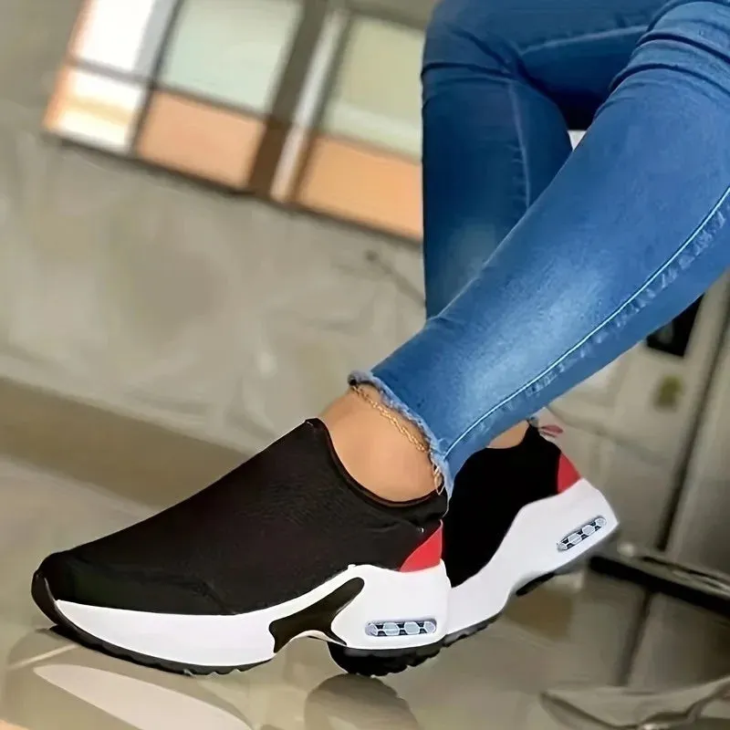 Women Casual Solid Color Breathable Shoes