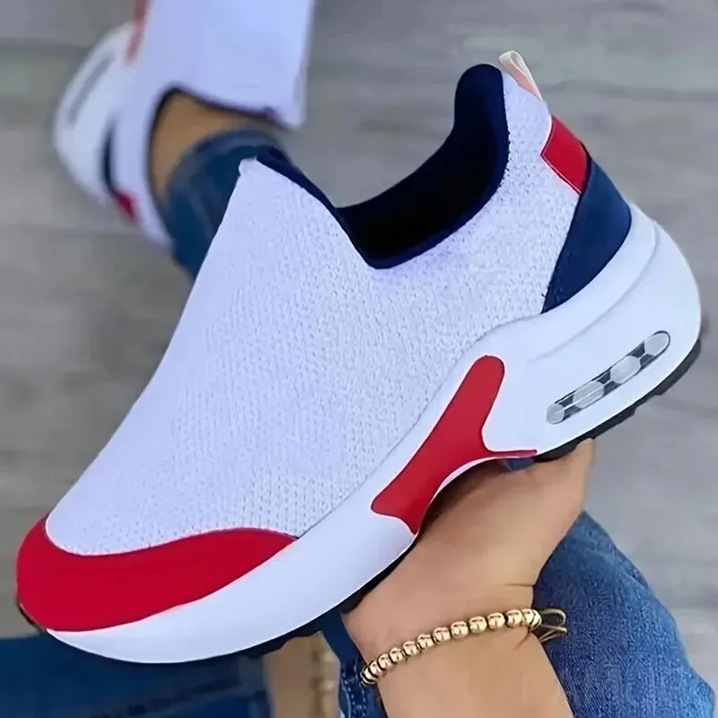 Women Casual Solid Color Breathable Shoes