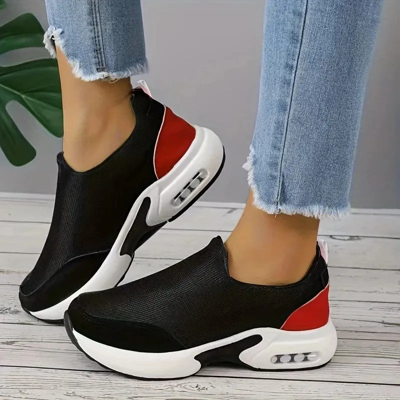 Women Casual Solid Color Breathable Shoes