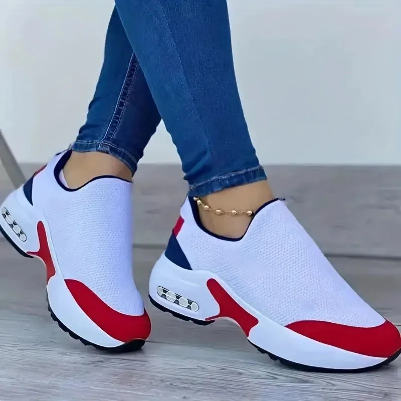 Women Casual Solid Color Breathable Shoes