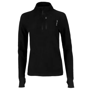 Women's La Montaña Fleece Zip-T - Black/Black